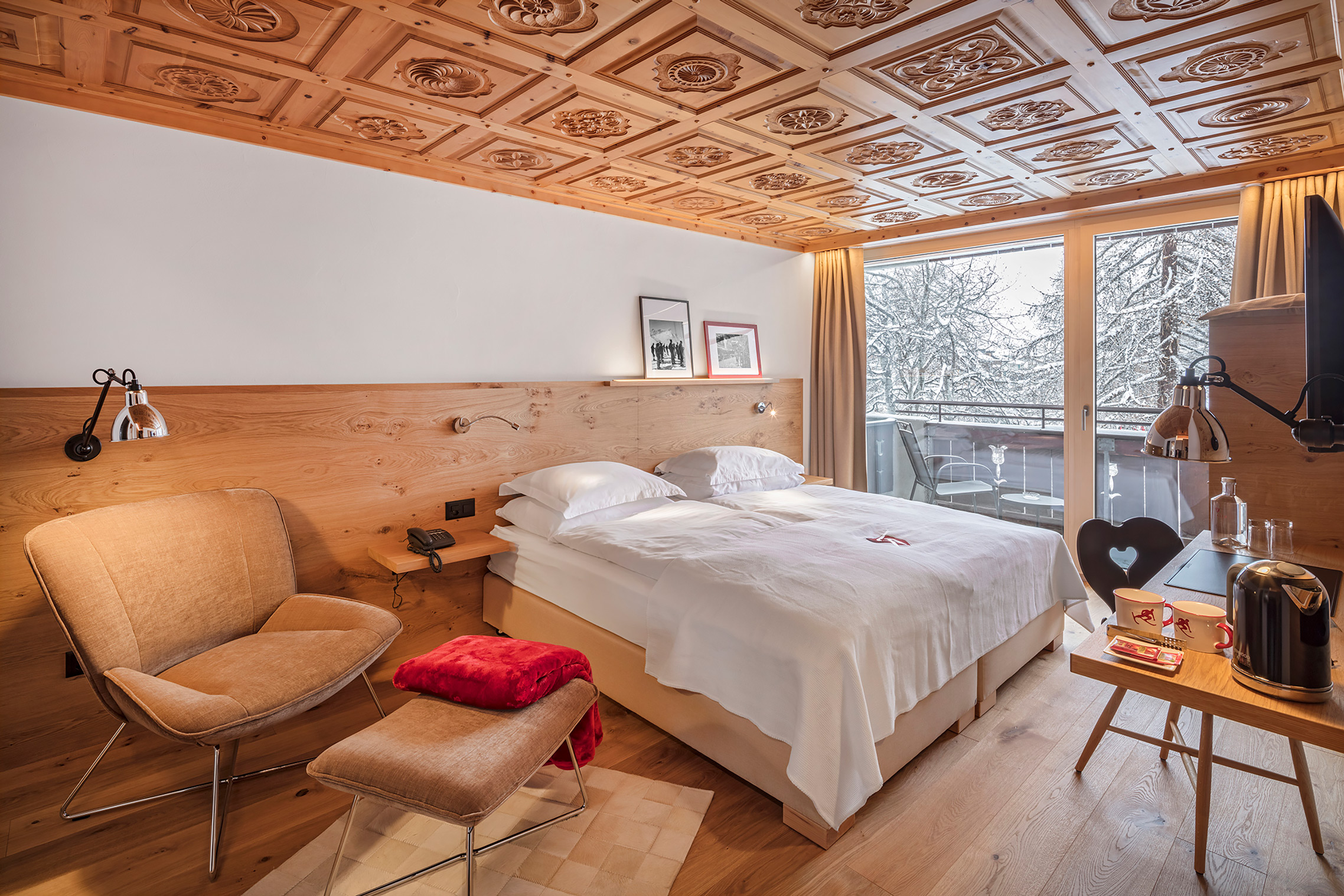Swiss Alpine Hotel Allalin in Zermatt, Switzerland